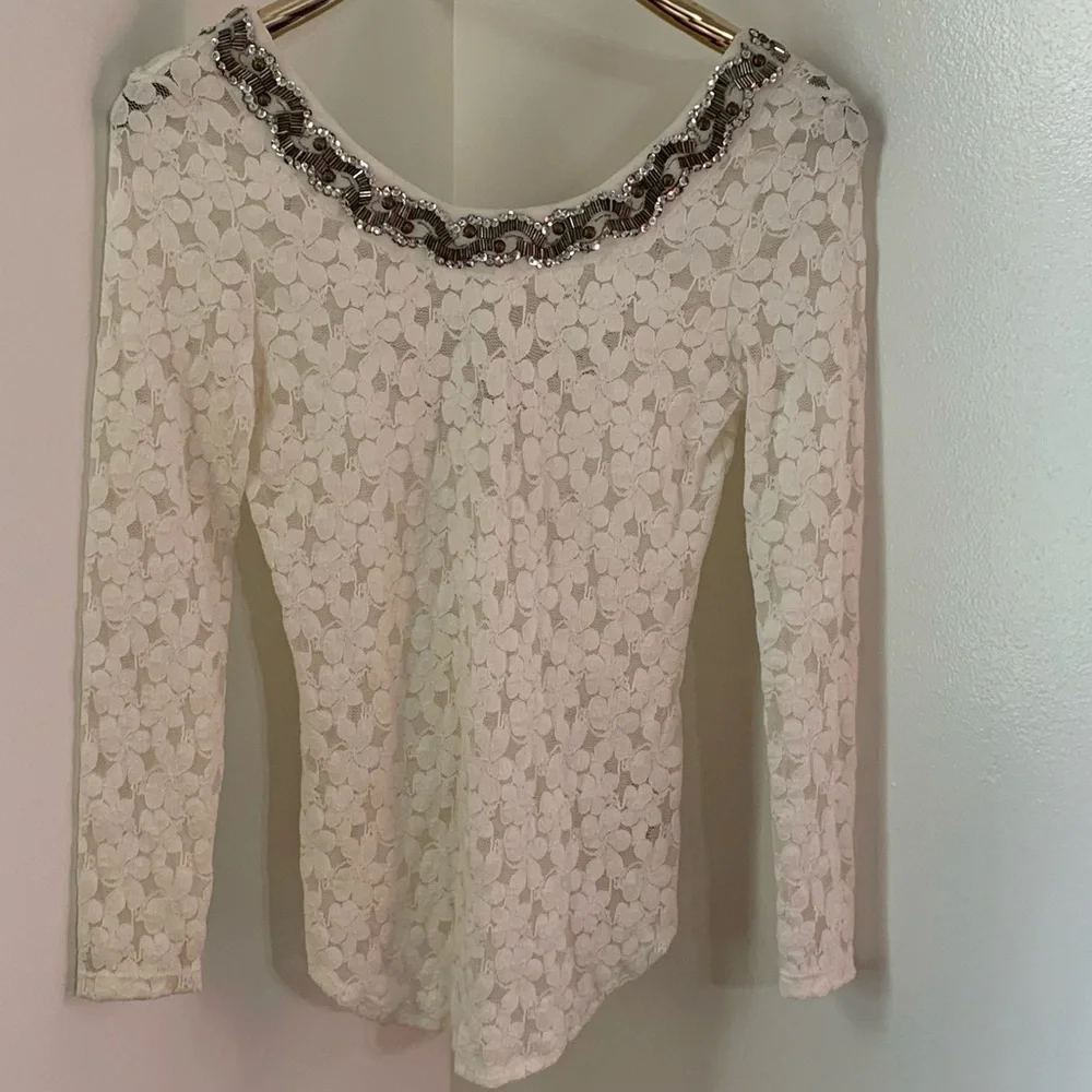 Free People Lace Top - Picture 1 of 8